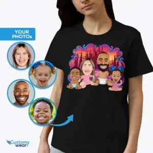 Δημιουργήστε προσαρμοσμένα οικογενειακά πουκάμισα για μωρά – Μοναδικό δώρο νέας μαμάς και οικογένειας πουκάμισα για ενήλικες www.customywear.com