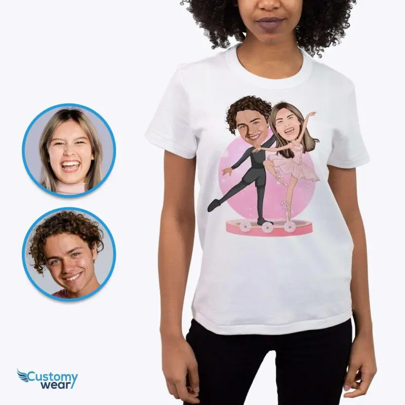 Custom Ballerina Couples Shirts | Personalized Gifts for Her-Customywear-Adult shirts