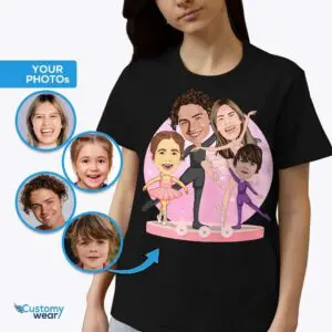 Custom Ballet Family Shirt | Personalized Ballet Gift Tee Adult shirts www.customywear.com