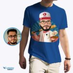Personalized Baseball Player Caricature Gift | Custom Baseball Shirt-Customywear-Adult shirts