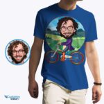 Custom Bicycle Shirt | Bike Lovers Mountain Field Tee-Customywear-Adult shirts