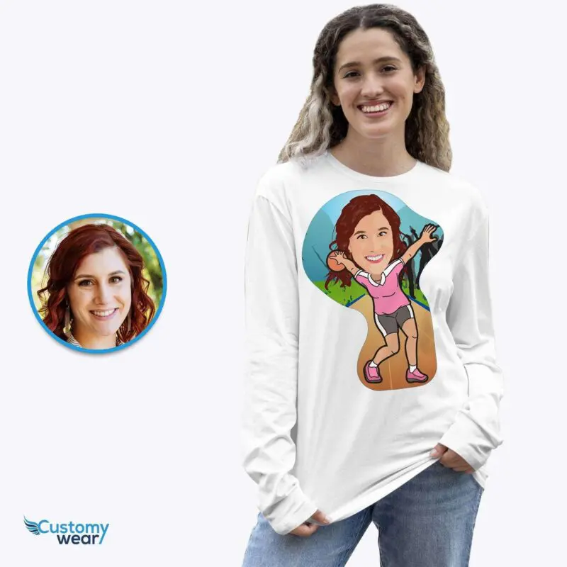 Custom Bowling Player T-Shirt - Transform Your Photo into Personalized Tee-Customywear-Adult shirts