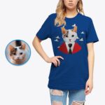 Individuelles Katzenshirt | Personalisiertes Haustierportrait-T-Shirt für Katzenliebhaber-Customywear-Erwachsenen-Shirts