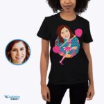 Košile roztleskávaček na zakázku – přeměňte svou fotku na personalizovanou karikaturu trička – oblečení na míru – košile pro dospělé