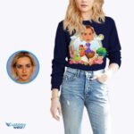 Custom Chicken Shirt - Transform Your Photo into Crazy Chicken Lady Tee-Customywear-Adult shirts