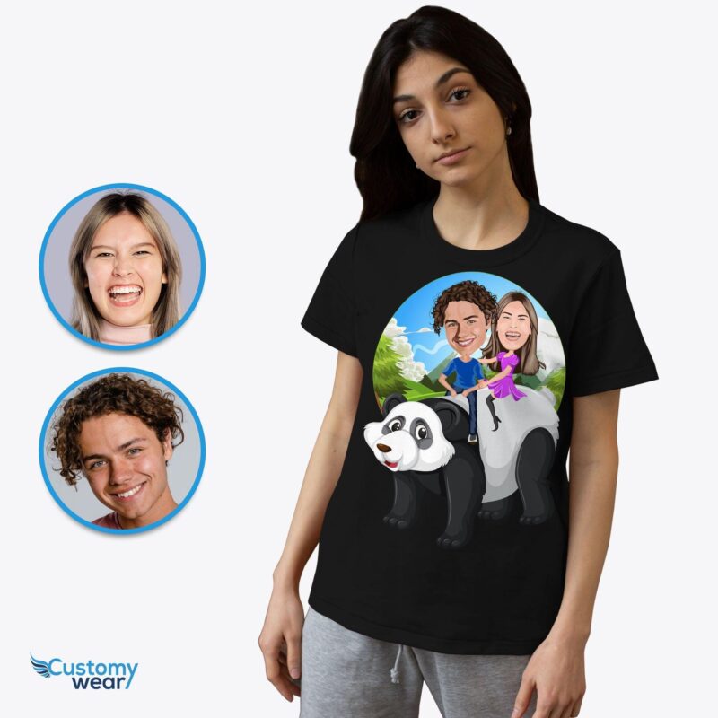 Custom couples panda shirts, Panda gifts, Couples adventure shirts, Matching shirts CustomyWear adventure_shirt, adventure_shirts, matching_shirts, nature_shirt, red_panda