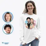 Personalized Wedding Shirts | Custom Floral Design for Couples-Customywear-LGBTQ
