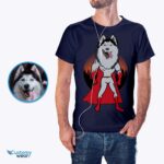 Zakázková košile Boss Dog Shirt – personalizované tričko s portrétem domácích mazlíčků-Customywear-košile pro dospělé