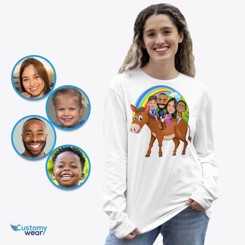 Custom donkey family shirt, llama shirt, Animal gifts, Hunting shirt for family member CustomyWear animal_shirt, Custom_family_shirt, funny_shirt, Hunting_shirt, llama_shirt, nature_shirt, Personaliz