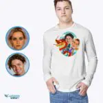 Custom Dragon Ride Couple Shirt - Personalized Fantasy Tee-Customywear-Adult shirts