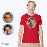 Custom Dragon Ride Couple Shirt – Personalizované tričko Fantasy – Oblečení na míru – Košile pro dospělé