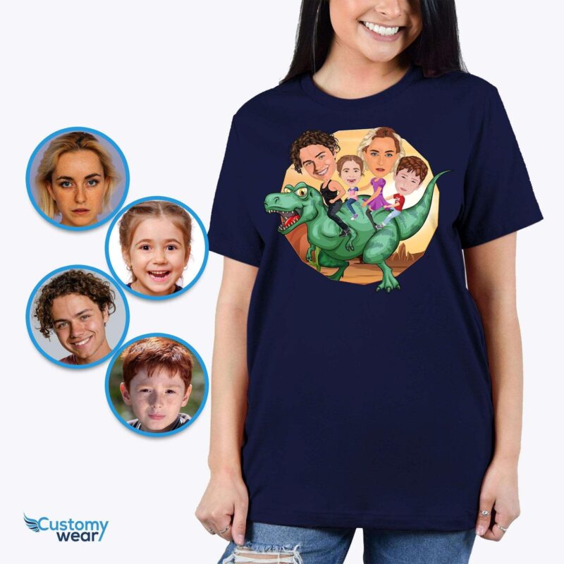 Custom family dinosaur shirt, Family vacation shirt for mom, women CustomyWear 3_rex_shirt, Adult-google, adult2, Dinosaur_shirt, family-adult, family-judge, family_reunion_shirt,