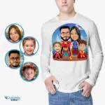 Custom Superhero Family Reunion Shirts | Personalized Heroic Family Tees-Customywear-Adult shirts