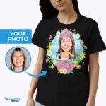 Kaos Potret Telur Paskah yang Dipersonalisasi - Ubah Foto Anda menjadi Kaos Lucu Kustom-Pakaian Khusus-Dewasa
