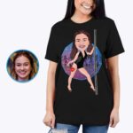 T-shirt sexy pole dance personnalisé - Transformez votre photo en tee-shirt de danse personnalisé-Customywear-Chemises pour adultes