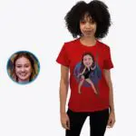 Personalized Sexy Pole Dance T-Shirt - Transform Your Photo into Custom Dance Tee-Customywear-Adult shirts
