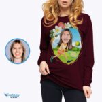 T-shirt personnalisé de joueur de tennis - Transformez votre photo en chemises de tennis personnalisées-Customywear-Adult