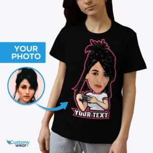 Custom Gaming Shirt – Personalized Video Game Tee with Retro Flair Adult shirts www.customywear.com