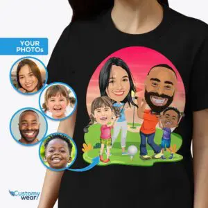 Custom Golf Family Shirts – Personalized Golf Gifts, Family Tee for Golf Mom Golf Player shirts www.customywear.com