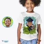 Transform Your Photo into a Custom Graduation Tee – Kindergarten Memories-Customywear-Boys