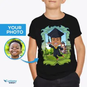 Transform Your Photo into a Custom Graduation Tee – Kindergarten Memories Axtra - Graduation www.customywear.com