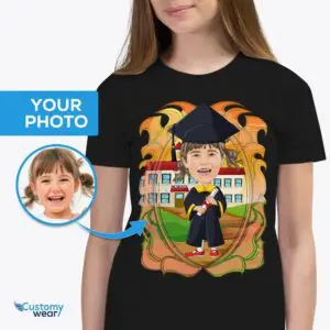 Camiseta de graduación personalizada: transforma tu foto en un regalo preciado Axtra - Graduación www.customywear.com