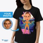 Custom Gym Shirt for Women - Personalized Workout Tee with Your Photo-Customywear-Adult shirts