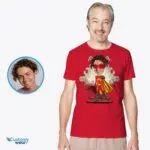 Personalized Superhero Dad T-Shirt | Custom Superhero Gift for Him-Customywear-Adult shirts