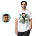 Personalizované učitelské tričko | Dárek pro učitele na zakázku | Ocenění pedagoga Tee-Customywear-Košile pro dospělé