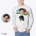 Personalizované tričko Mushroom Fantasy na zakázku – proměňte svou fotografii – oblečení na míru – košile pro dospělé