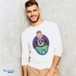 🎧 Személyre szabott DJ karikatúra póló | Egyedi zeneszerető pólók, egyedi ruhák, felnőtt ingek