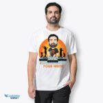 🎧 Személyre szabott DJ karikatúra póló | Egyedi zeneszerető pólók, egyedi ruhák, felnőtt ingek