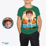 📸 Personalized Photographer Youth T-Shirt | Custom Photo Print Tee-Customywear-Boys