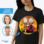 🎃 Personalizované dýňové halloweenské tričko pro ženy | Kostýmové tričko na míru 👻 - Oblečení na míru - Košile pro dospělé