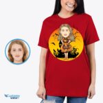 🎃 Henkilökohtainen Pumpkin Halloween T-paita naisille | Custom Costume T-paita 👻-Customywear-Aikuisten paidat