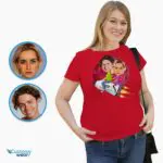 Take Off Together - Personalized Rocket Ride Couples Shirt - Sci-Fi Matching Tee-Customywear-Adult shirts