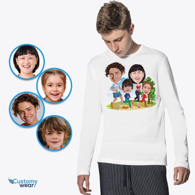 🏃‍♂️ Create Your Custom Running Family Tee | Personalized Fitness Shirt-Customywear-custom arts - running and jogging