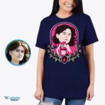 📸 Personlig Selfie T-shirt til kvinder | Custom Photo Tee 👚-Customywear-Voksenskjorter
