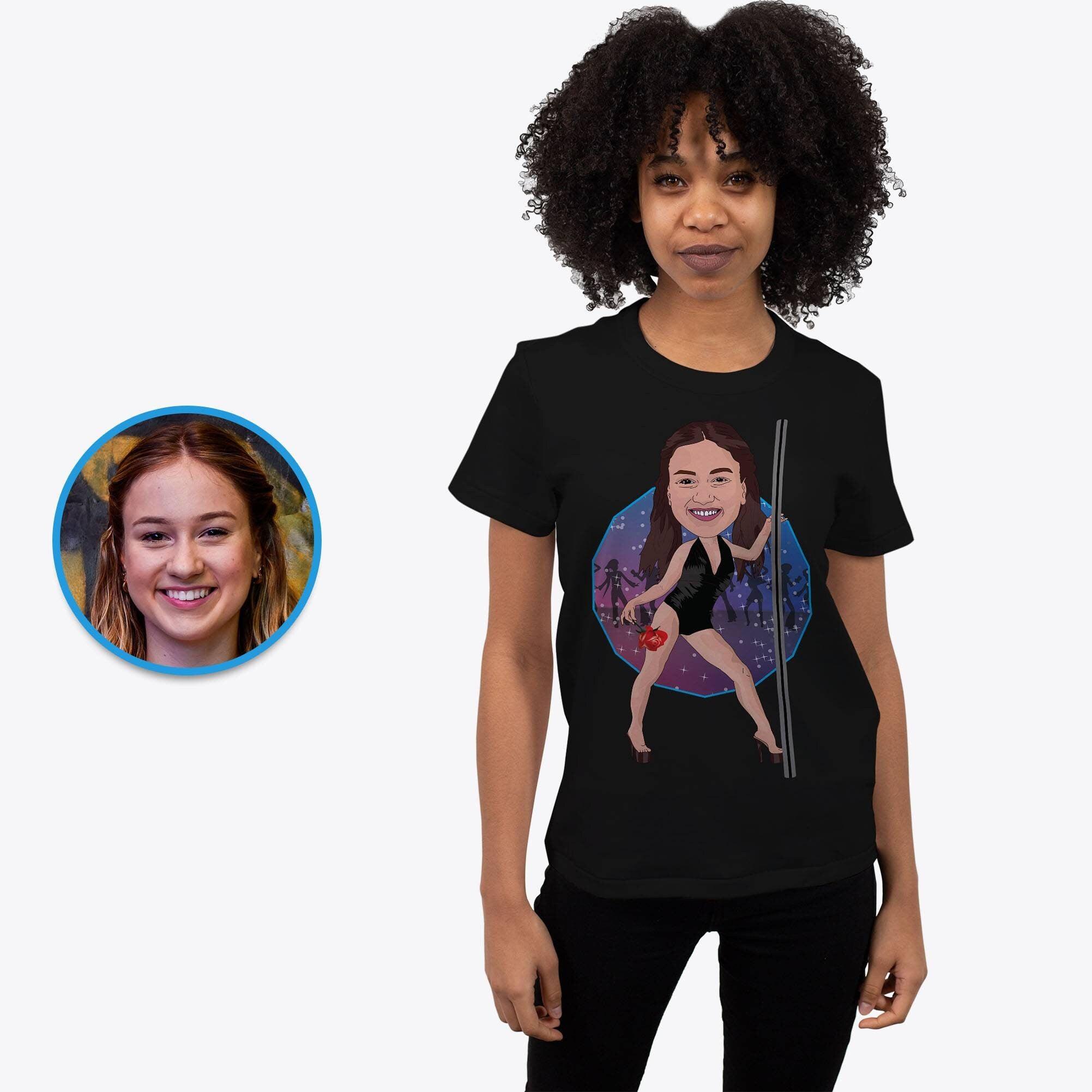 T-shirt donna - Maglietta donna con stampa Woman pole 