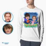 🎾 Personalized Tennis Sibling Tees | Custom Youth Tennis Gifts-Customywear-Youth / Kids