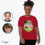 🎾 Serve Style with Personalized Youth Tennis Shirts - Create Your Custom Siblings Tennis Gifts Today!-Customywear-Youth / Kids