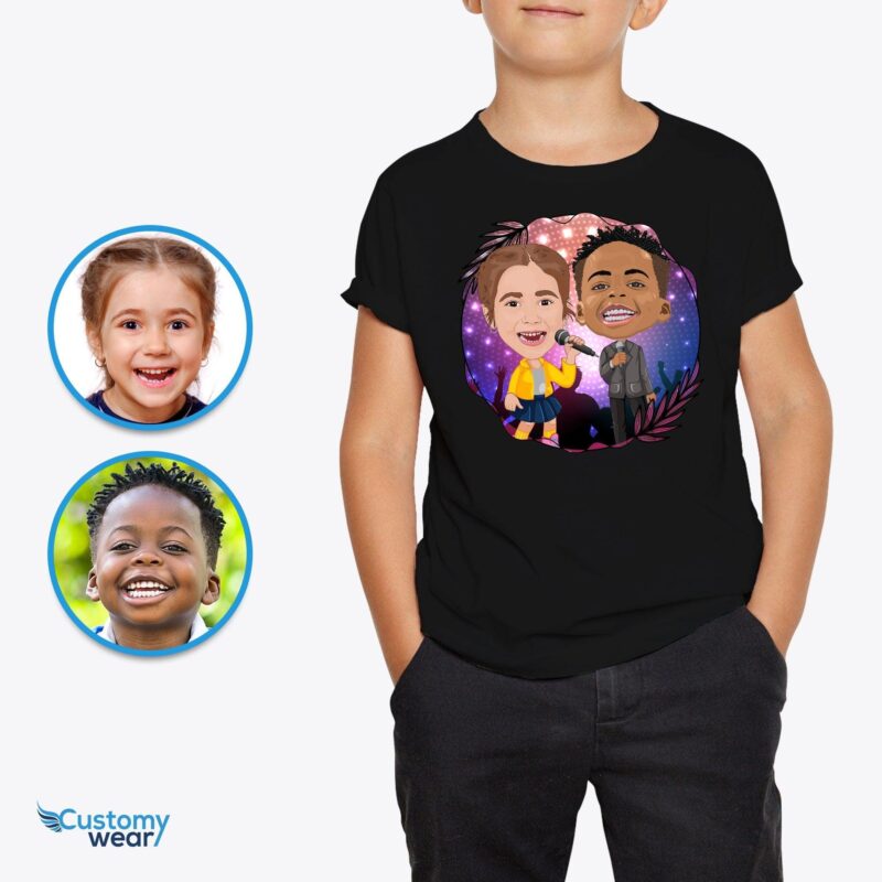 Custom singer siblings shirt, Youth singing gifts, Music Inspirational gifts for children CustomyWear country_music_shirt, gifts_for_singers, music_shirt, siblings_shirts, youth_custom_tshirt