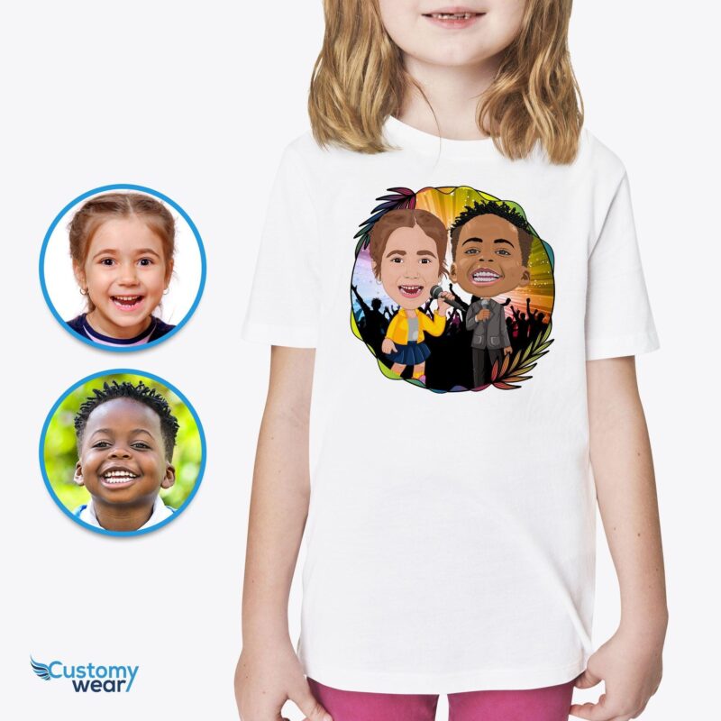 Custom singer siblings shirt, Youth singing gifts, Music Inspirational gifts for kids CustomyWear country_music_shirt, gifts_for_singers, music_shirt, siblings_shirts, youth_custom_tshirt