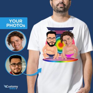 Áo Sumo cá tính | Áo thun Sumo đồng tính tùy chỉnh | Axtra Funny Gay Gift Nhật Bản - TẤT CẢ áo sơ mi vector - nam www.customywear.com
