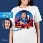 Personalized Supercar Tee | Custom Car Lover T-Shirt | Lamborghini Gifts for Her-Customywear-Adult shirts