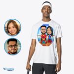 Gepersonaliseerde superheld koppels shirts - Transformeer uw foto's in aangepaste T-shirts-Customywear-volwassenen shirts