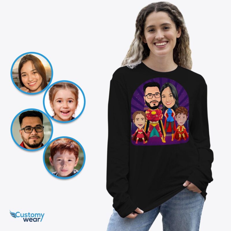 Custom superhero family shirt, Family t shirt set, Super mom shirt CustomyWear adult2, Custom_family_shirts, family-adult, family-judge, female, girl_superhero_party, mommy_and_me