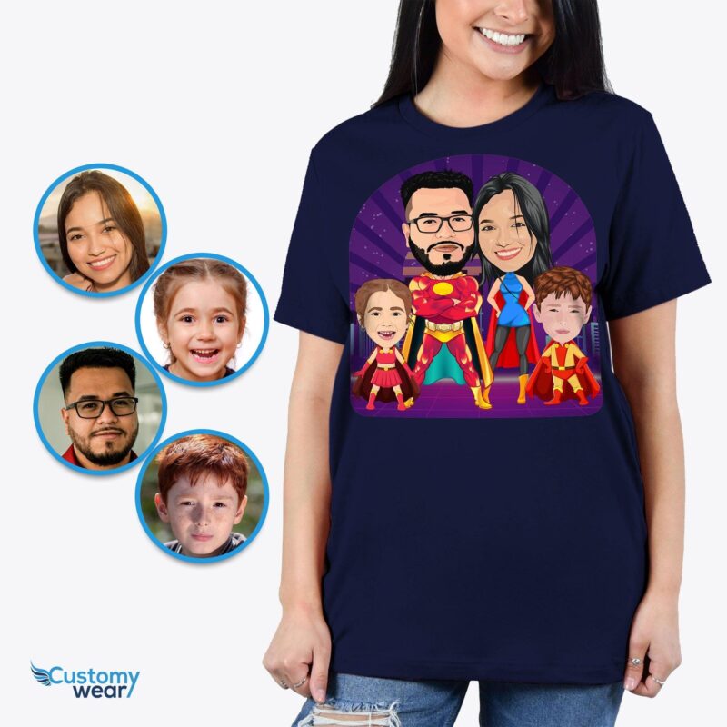Custom superhero family shirt, Family t shirt set, Super mom shirt CustomyWear adult2, Custom_family_shirts, family-adult, family-judge, female, girl_superhero_party, mommy_and_me