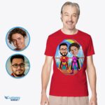 Personalizovaná košile superhrdinů | Vlastní Hero Tričko | Gay Boyfriend Bestfriend Gift-Customywear-Custom arts - superhrdina
