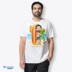 Personalizované tričko na surfování – přeměňte svou fotku na tričko pro surfaře na míru – oblečení na míru – košile pro dospělé